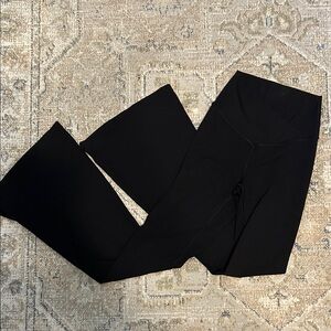 Aerie Black Flared Leggings